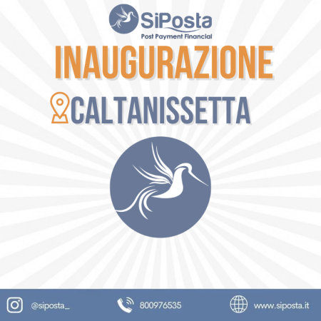SiPosta il 6 Aprile 2024 inaugurazione Caltanissetta