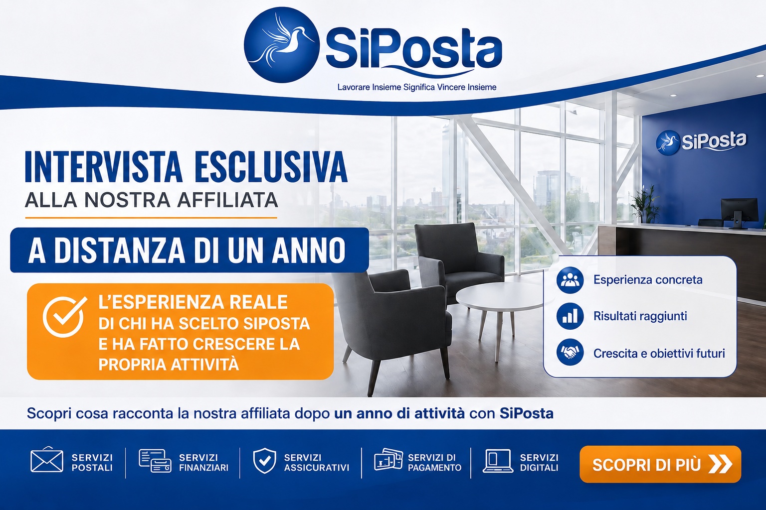 Intervista Affiliata SiPosta dopo un anno: crescita, fiducia e risultati concreti l’esperienza reale di chi ha scelto il franchising SiPosta