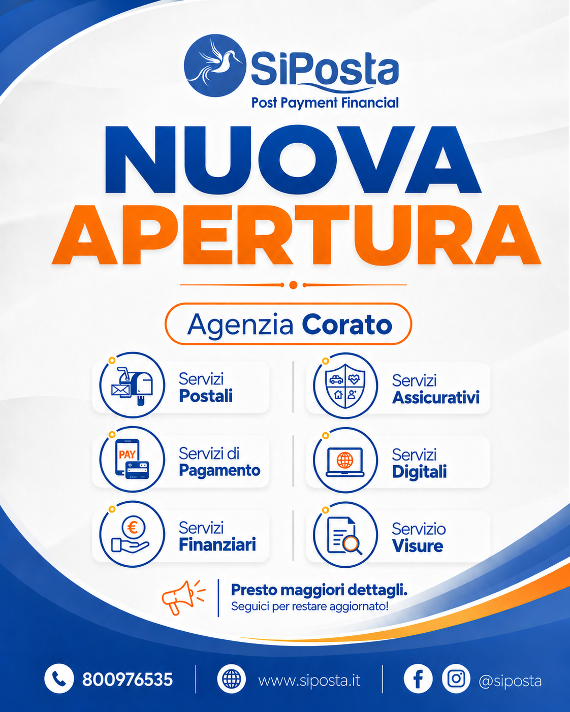 Nuova Apertura a SiPosta Corato