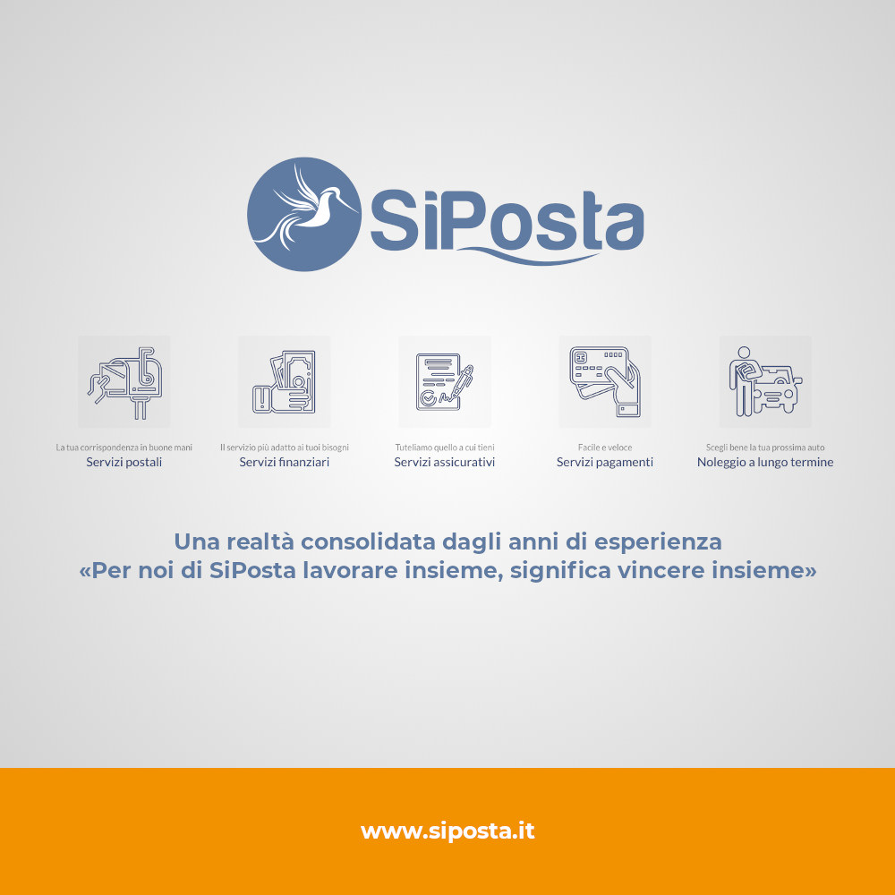 SiPosta garantisce il servizio in Italia nella tutela degli affiliati, lavoratori e dei cittadini