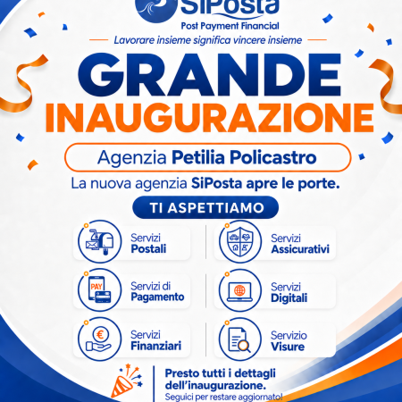 SiPosta il 21 Ottobre inaugurazione Angri 