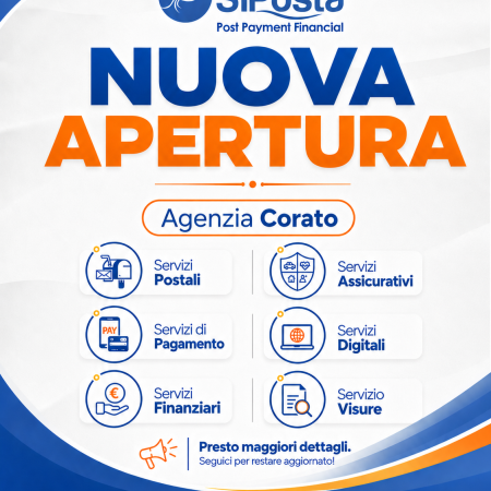 Nuova Apertura a SiPosta Corato