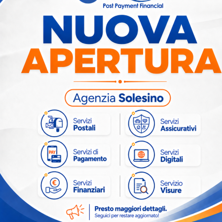 Nuova Apertura a SiPosta Solesino