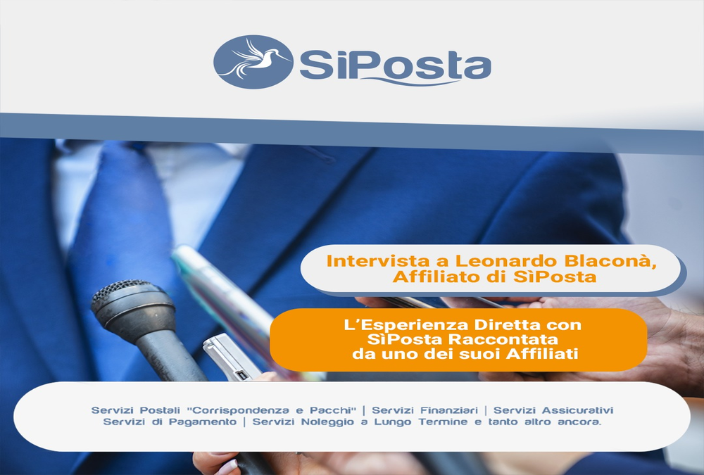 Intervista a Leonardo Blaconà, Affiliato di SìPosta.