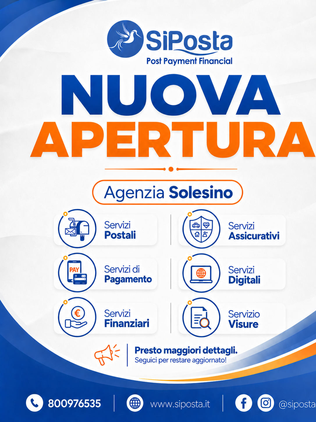 Nuova Apertura a SiPosta Solesino